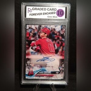 SHOHEI OHTANI ROOKIE CARD 2018 Topps Holiday Mega Box GEM MINT *RP* ANGELS!